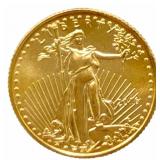 2016 United States $5 American Eagle 1/10th Ounce