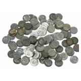 $10 Face Value Of Mixed Date 90% Silver Roosevelt