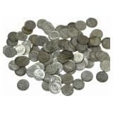 $10 Face Value Of Mixed Date 90% Silver Roosevelt