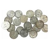 $10 Face Value Of Mixed Date 90% Silver Franklin H