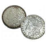 1891-O & 1891-S United States Morgan Silver Dollar
