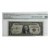 Series 1935 A United States WWII $1 Hawaii Emergen