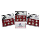 United States Mint 2004 & (2) 2005 50 State Quarte