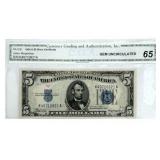 Series Of 1934-A United States $5 Silver Certifica