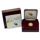 2018 United States $10 American Liberty 1/10 Ounce