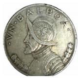 1931 Panama One Balboa Silver Coin