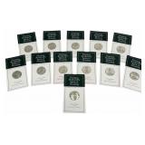 12 Piece Franklin Mint Norman Rockwell