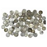 $10 Face Value Of Mixed Date 90% Silver Mercury Di