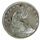 1873 Arrows Misplaced Digit Mint Error United Stat