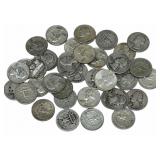 $10 Face Value Of Mixed Date 90% Silver Washington