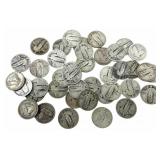 $10 Face Value Of Mixed Date 90% Silver Standing L