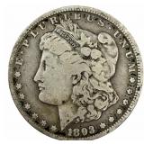 Key Date 1893-CC United States Morgan Silver Dolla