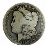 1890-CC United States Morgan Silver Dollar