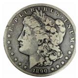 1890-CC United States Morgan Silver Dollar
