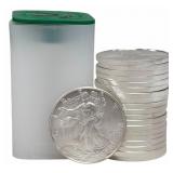 Roll Of Twenty 2021 United States Silver American