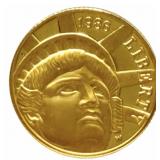 1986-W United States $5 Statue Of Liberty Commemor