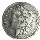 Key Date 1895-S United States Morgan Silver Dollar