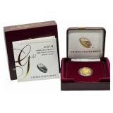 2018 United States $10 American Liberty 1/10 Ounce
