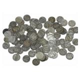 $10 Face Value Of Mixed Date 90% Silver Mercury Di