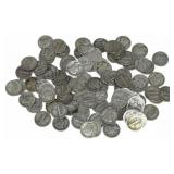 $10 Face Value Of Mixed Date 90% Silver Mercury Di