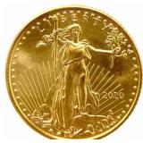 2020 United States $5 American Eagle 1/10th Ounce