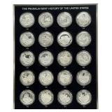 20 Piece Franklin Mint History Of The United State