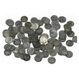 $10 Face Value Of Mixed Date 90% Silver Mercury Di