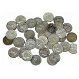 $10 Face Value Of Mixed Date 90% Silver Washington