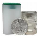 Roll Of Twenty 2016 United States Silver American