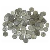 $10 Face Value Of Mixed Date 90% Silver Roosevelt