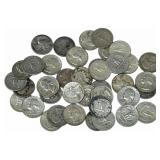 $10 Face Value Of Mixed Date 90% Silver Washington