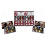 (2) 2007 United States Mint Silver Proof Sets