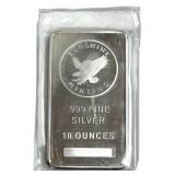 Sunshine Minting Ten Ounce .999 Fine Silver Bar