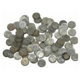 $10 Face Value Of Mixed Date 90% Silver Roosevelt