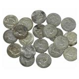 $10 Face Value Of Mixed Date 90% Silver Franklin H