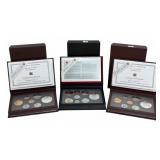 1994-1995-1997 Canada Proof Sets With Silver Comme