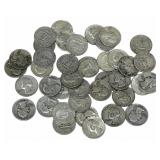 $10 Face Value Of Mixed Date 90% Silver Washington