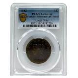 1842 United States Braided Hair Large Cent PCGS Ge