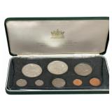 1973 Trinidad & Tobago 10th Anniversary 8-Coin Pro