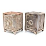 (2) Cast Iron Bank of Columbia Safe Still Banks