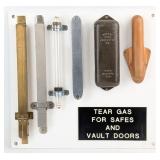 Antique Safe Tear Gas System Display