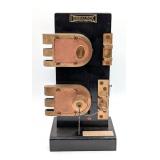 Segalock Cast Bronze Jimmy Proof Deadlock Display