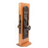 Antique Clinton Bronze Door Mechanism Display