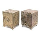 (2) Nicol & Co. No. 12 White City Puzzle Safe Bank