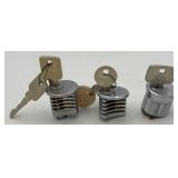 Medeco & Dom Lock Tumbler Cut Away Salesman Sample