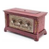 Kenton Cast Iron Radio Still bank