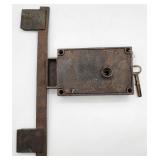 Cast Metal Rim Lock Mechanism