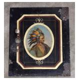 Folk Art Cast Metal Safe Door