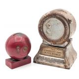 Louis F. Dow Co. & Red Ball Safe Still Banks