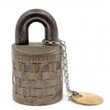 Antique Combination Code Padlock